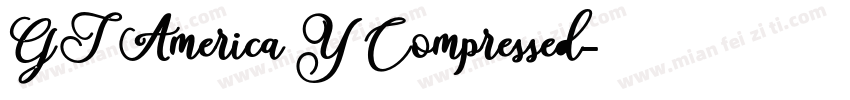 GT America Y Compressed字体转换